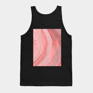 Pink retro abstract Art Tank Top